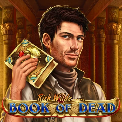 Book of Dead Egyptian-themed pokie tile at Joe Fortune Australia