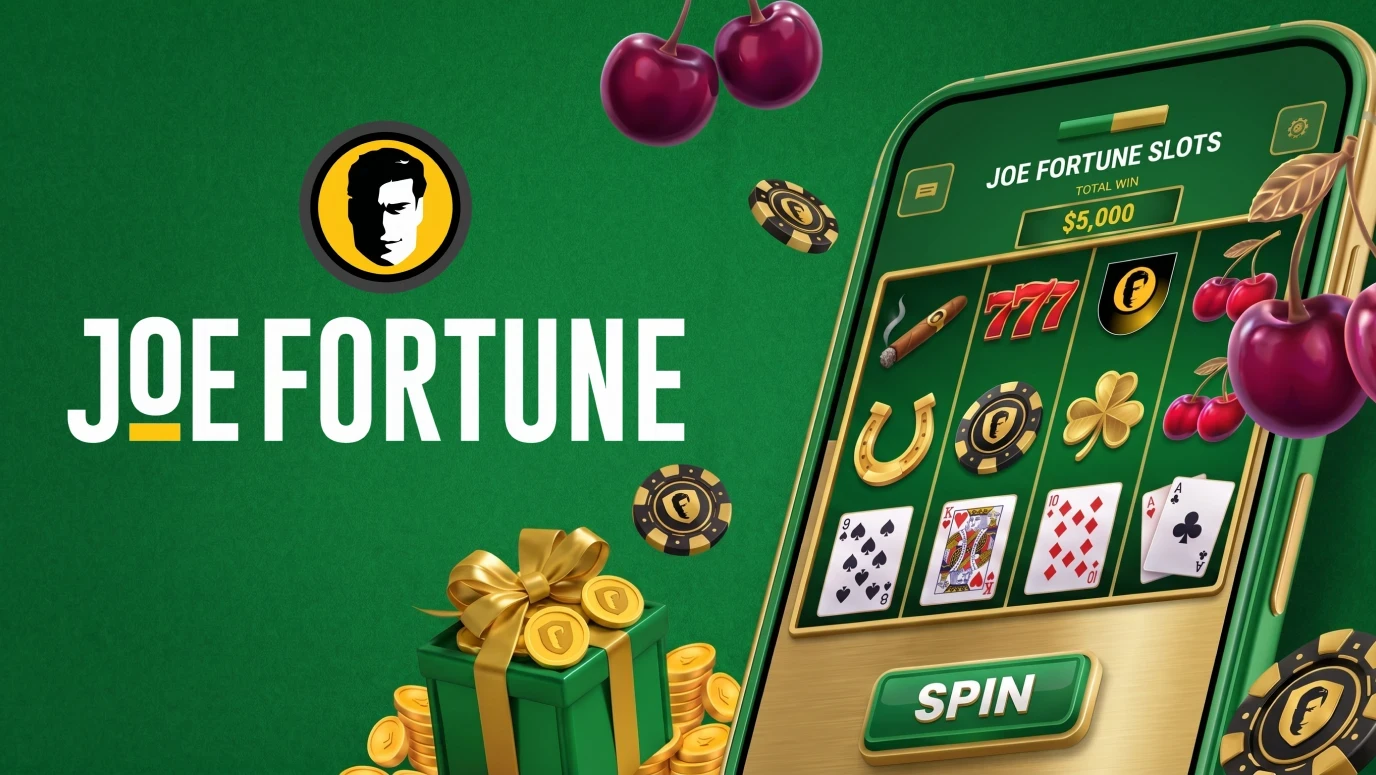 Joe Fortune online casino overview screen for Australian players